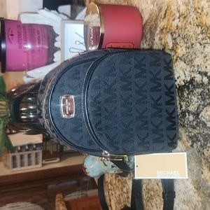 Super Cute Michael Kors Black Mini Backpack!!!!